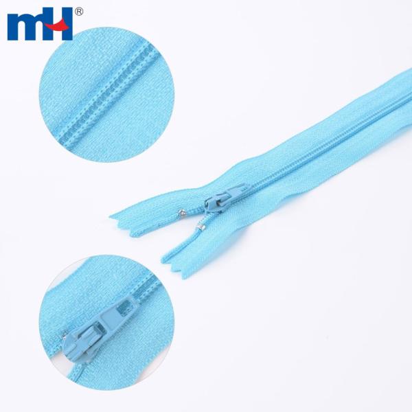 #3 Automatisch verriegelndes Nylon-Reißverschlussende aus China