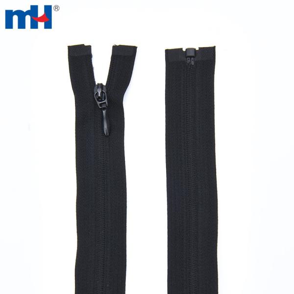 Nr. 3 Nylon-Umkehrreißverschluss mit Kordel (4 Linien), O/E, Wassertropfenzug