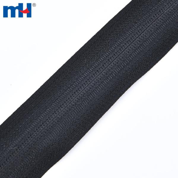 Nr. 3 Nylon-Umkehrreißverschluss mit Kordel (4 Linien), O/E, Wassertropfenzug