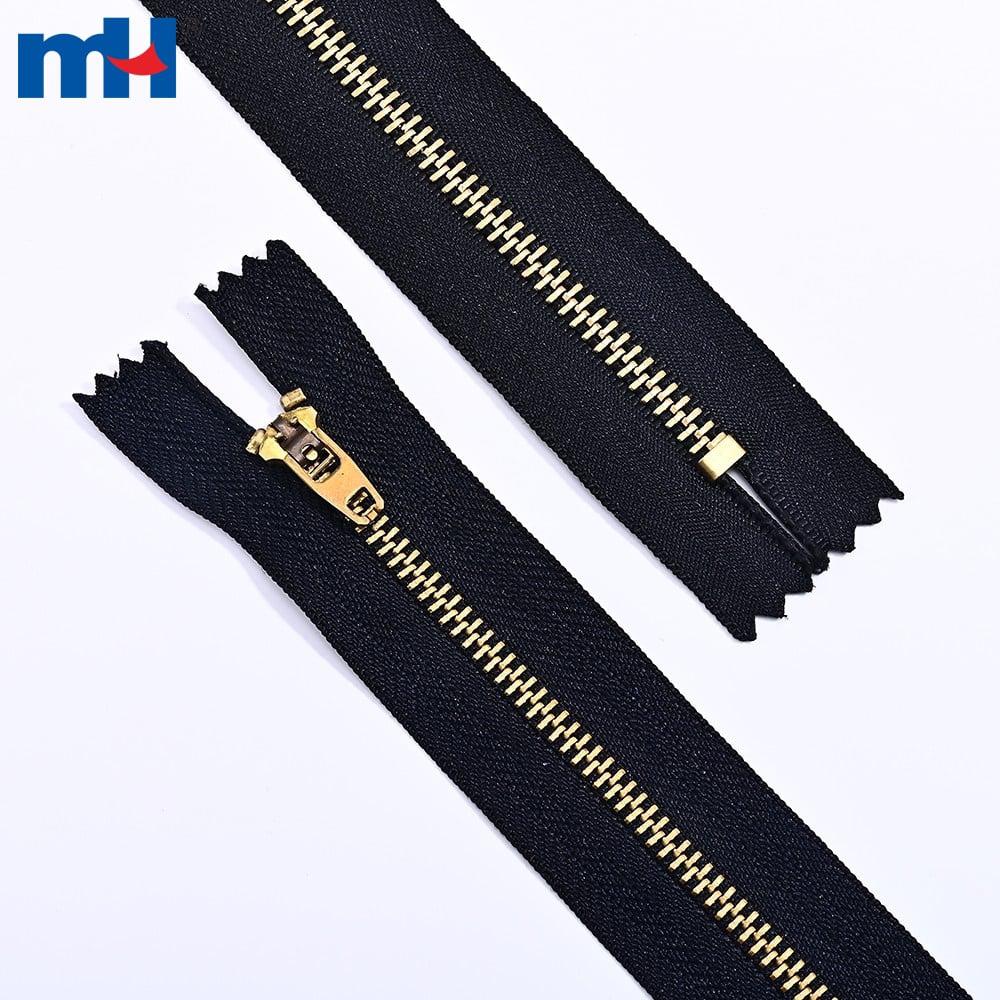 4YG Brass Closed End Zippers Supplier