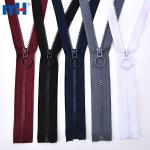 No.5 resin zipper with O/E and A/L O-ring puller