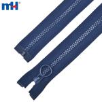 No.5 resin zipper with O/E and A/L O-ring puller