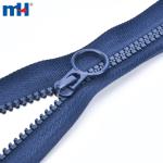No.5 resin zipper with O/E and A/L O-ring puller