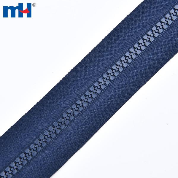 No.5 resin zipper with O/E and A/L O-ring puller