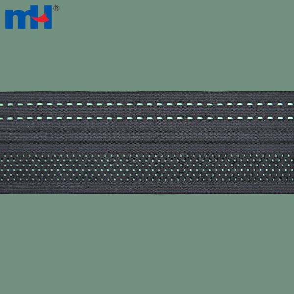 Fascia elastica nera premium per lavorare a maglia
