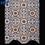 Sekizgen tasarımlı güpür dantel kumaş