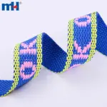 Cinta de malla jacquard para zapatos con suela de goma