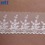 Ribete de encaje de organza