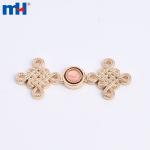 Wholesale decorative gold metal button clasp