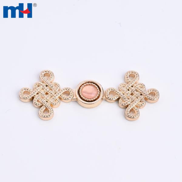 Wholesale decorative gold metal button clasp