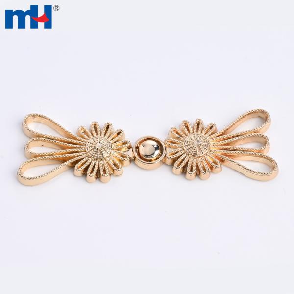 Wholesale decorative gold metal button clasp