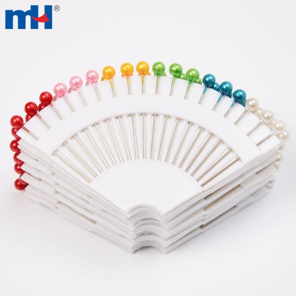 18pcs/pearl ball head sewing pin wheel
