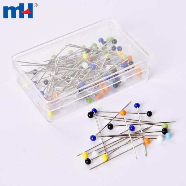 Long straight pins with pearl head for crafts