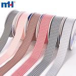 Wire edge patterned ribbon