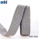 Wire edge patterned ribbon