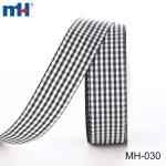 Wire edge patterned ribbon