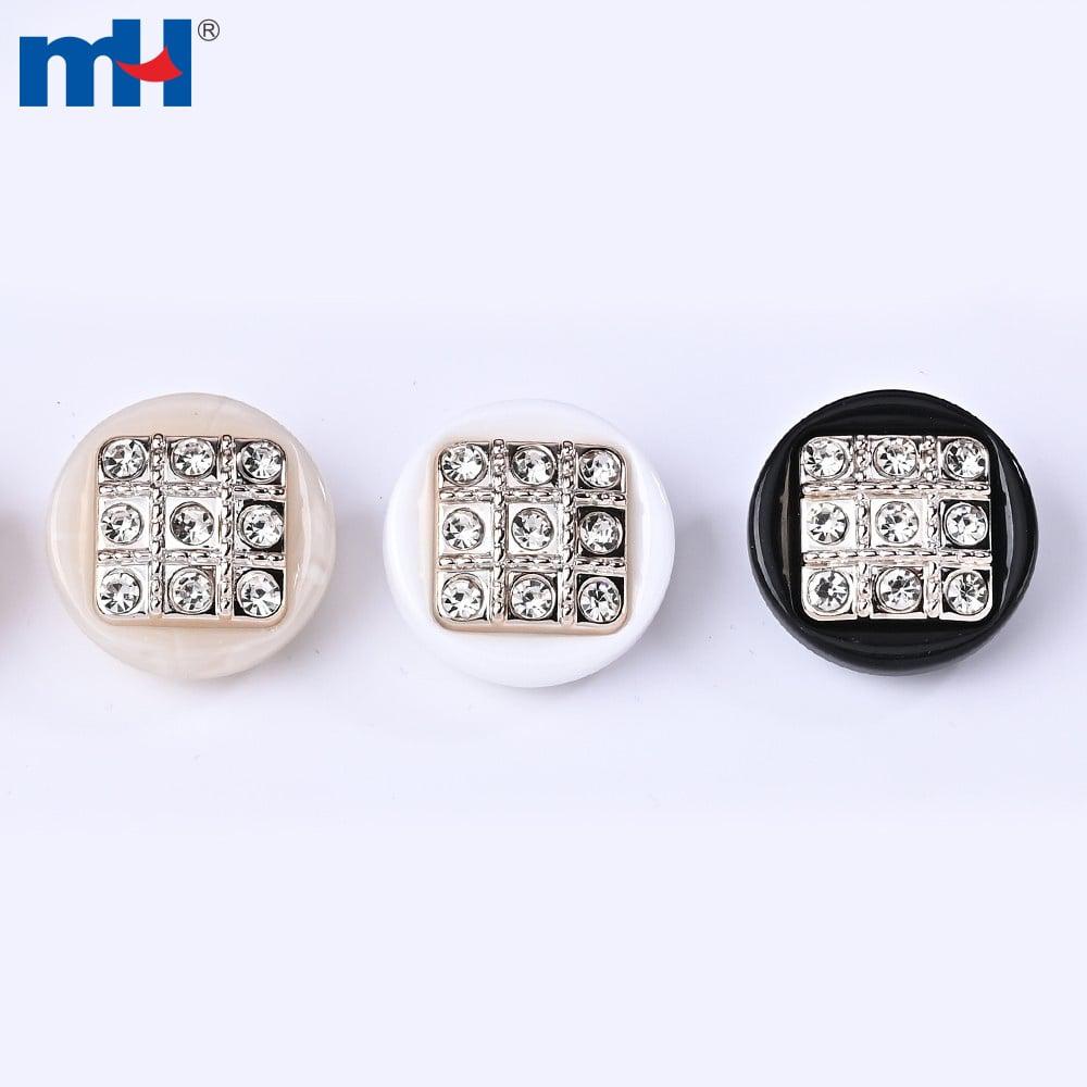 Wholesale 40L plastic rhinestone button