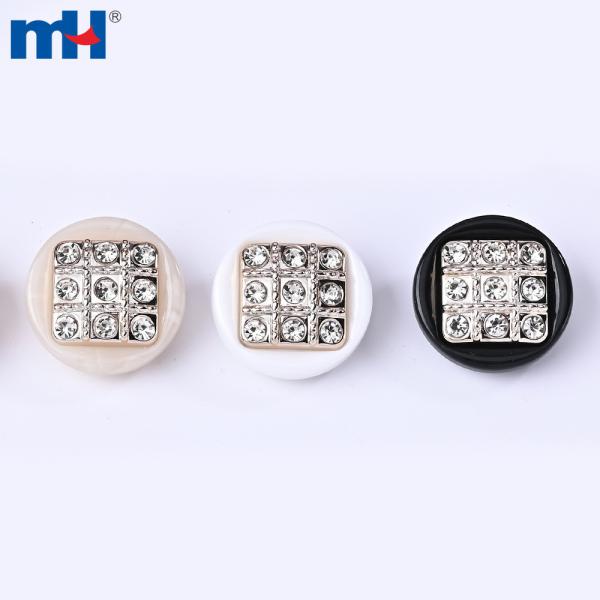 Wholesale 40L plastic rhinestone button