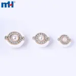 Wholesale 28L 34L 40L rhinestone plastic buttons