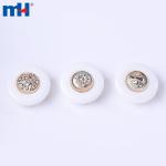 Wholesale 40L plastic rhinestone button