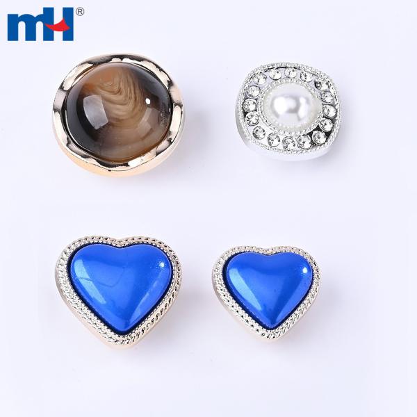 Wholesale 34L 38L 40L rhinestone plastic buttons