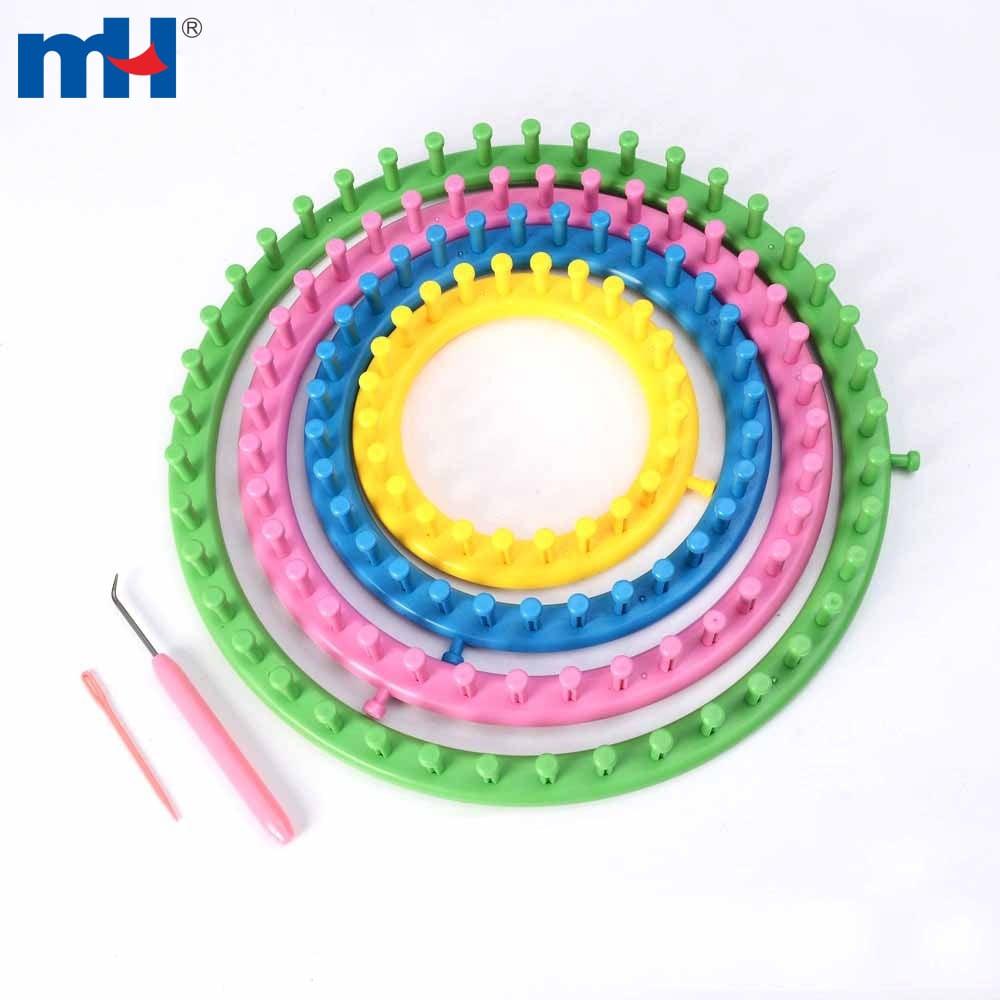 Conjunto de telar circular para gorro, bufanda y chal.