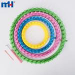Conjunto de telar circular para gorro, bufanda y chal.