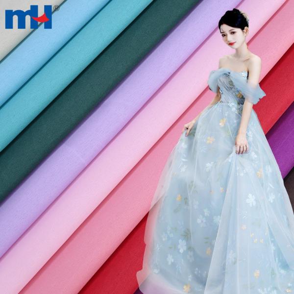Seta poliestere 75D*75D 87 g/m² per vestido de noche