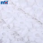 Tela de encaje químico soluble en agua.