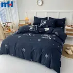 Set biancheria da letto in quattro pezzi realizzato in fibra di poliestere