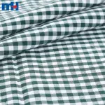 %100 polyester ekose gömlek kumaşı