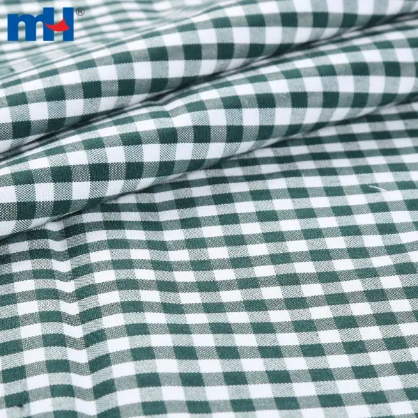 %100 polyester ekose gömlek kumaşı