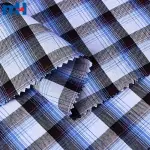 %100 polyester ekose gömlek kumaşı