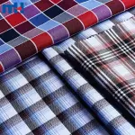 %100 polyester ekose gömlek kumaşı
