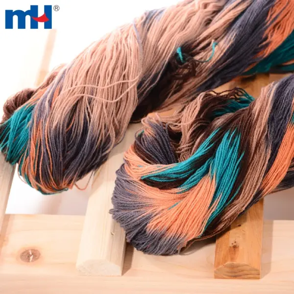 Multi-color hand sewing thread, polyester hand sewing thread