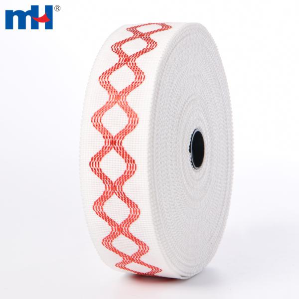 Knitted mattress binding tape