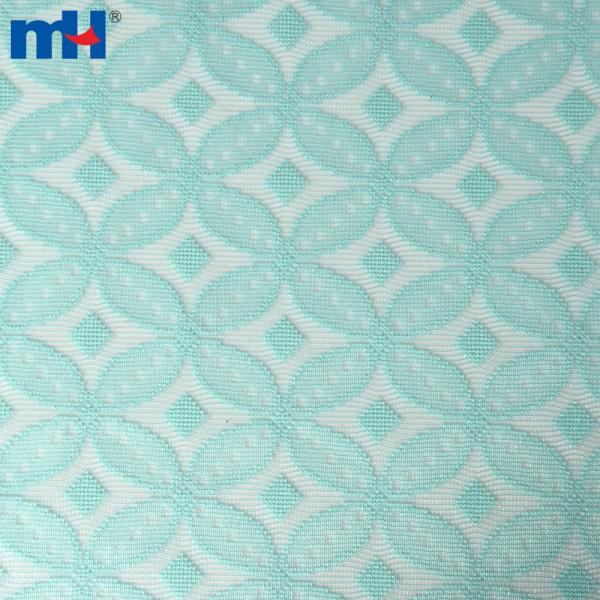 Tissu de dentelle tricoté en nylon 100 % polyester