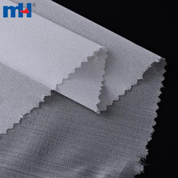 50D plain woven fusible lining fabric