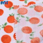 Baskılı tüvit krep kumaş %97 polyester %3 spandeks
