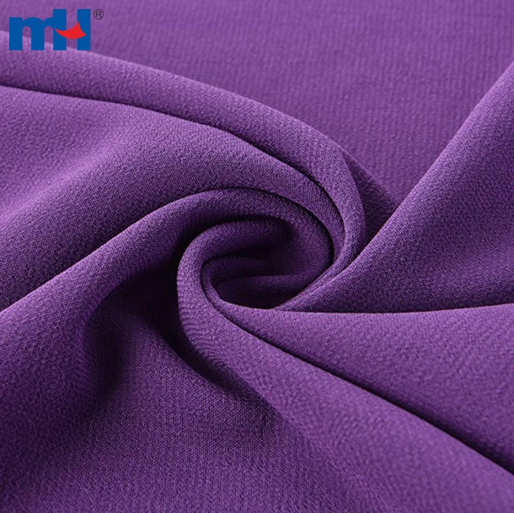 95&5 polyester ve spandeks streç şifon kumaş