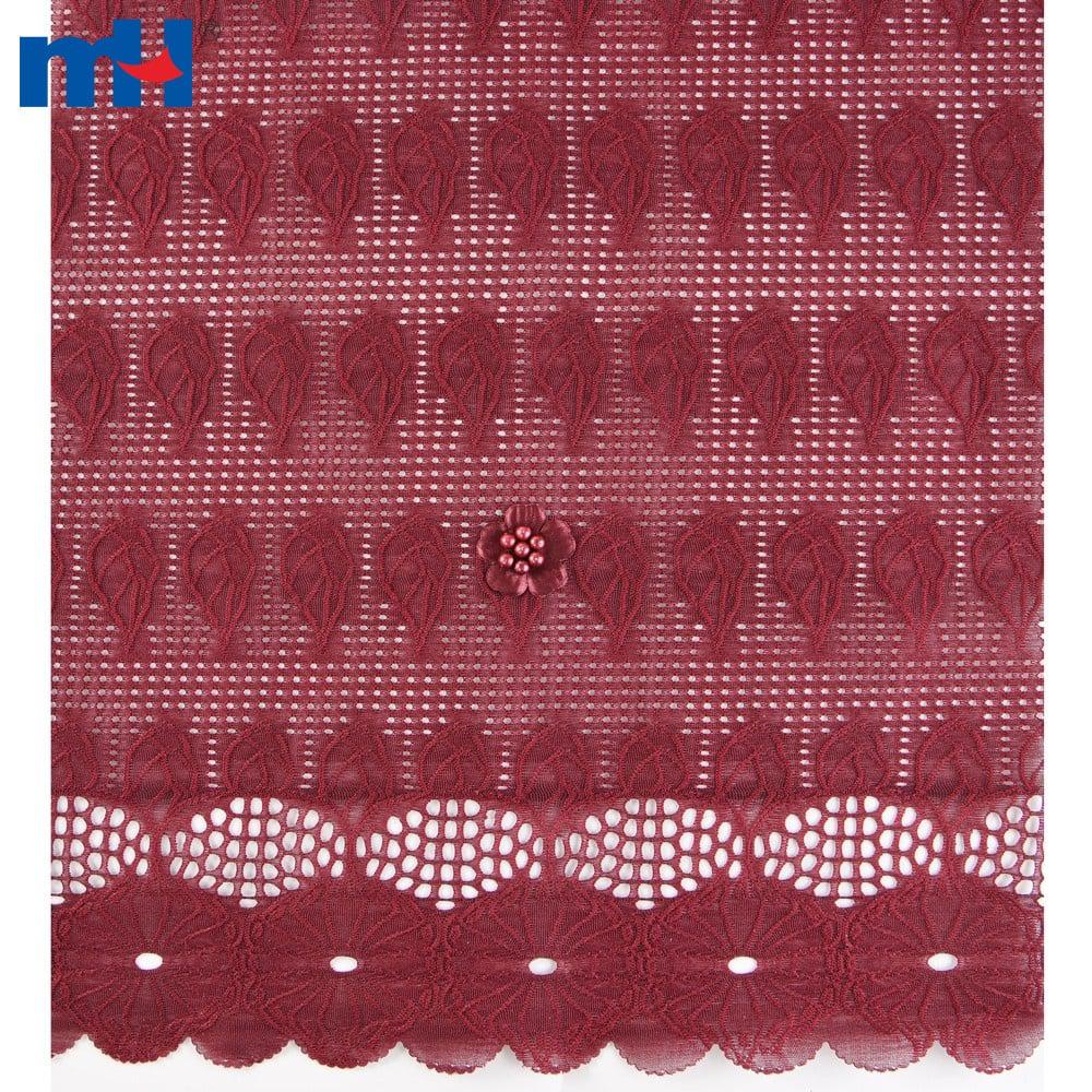 Gestrickter Spitzenstoff