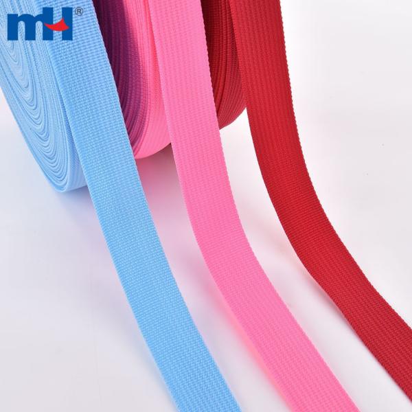25mm thick, 13.5g/m polypropylene mesh tape with soft Bedford rope pattern