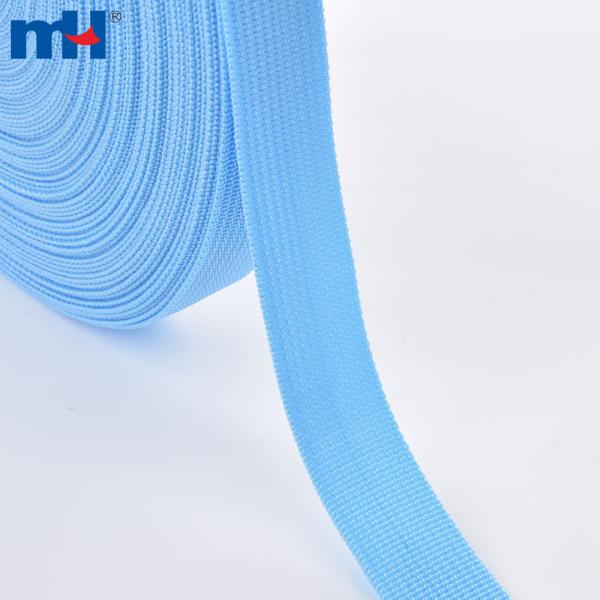 25mm thick, 13.5g/m polypropylene mesh tape with soft Bedford rope pattern