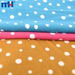 Printed polyester and spandex stretch fabric