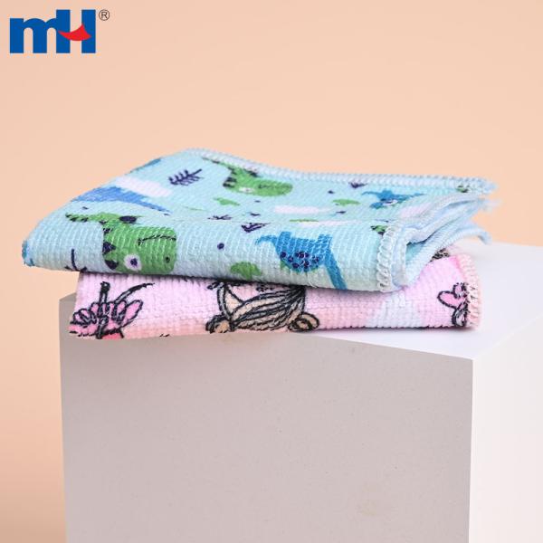 Bedrucktes Mikrofaserhandtuch im Großhandel, Größe 25x25 cm | 170 g/m² kettengewirktes Polyester