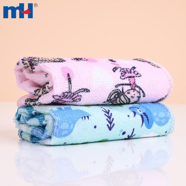Bedrucktes Mikrofaserhandtuch im Großhandel, Größe 25x25 cm | 170 g/m² kettengewirktes Polyester