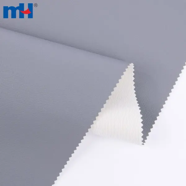 Cuir synthétique PVC avec support en tissu éponge