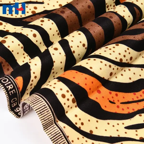 Mit echtem Wachs bedrucktes Polyestergewebe