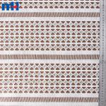 Striped chemical lace fabric