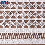 Striped chemical lace fabric